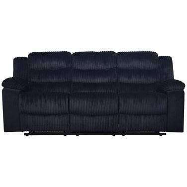 Willow Sofa with Dual Recliner In Black