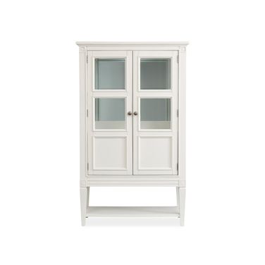 Willowbrook Display Cabinet In Egg Shell White
