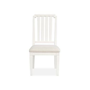 Willowbrook Upholstered Side Chair Set of 2 In Egg Shell White