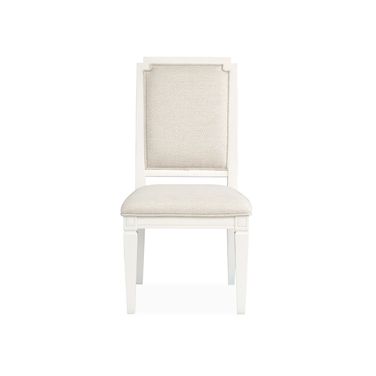 Willowbrook Upholstered Side Chair Set of 2 In Egg Shell White
