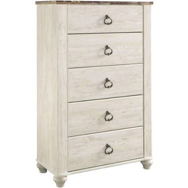 Willowton Two-tone 5 Drawer Chest