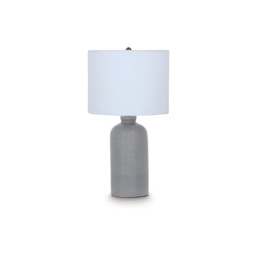 Wimlow Ceramic Table Lamp In Gray Blue