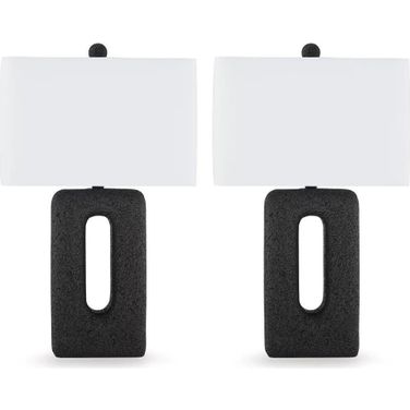 Wimmings Table Lamp Set of 2 In Black