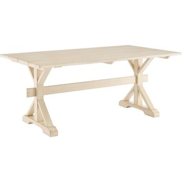 Windchime 71 Inch Wood Dining Table In Natural