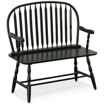 Windsor Bench In Antique Black