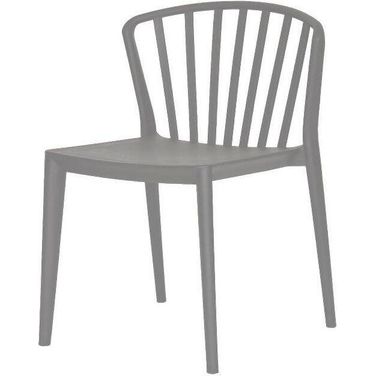 Windsor Dining Chair Set of 4 In Dark Grey