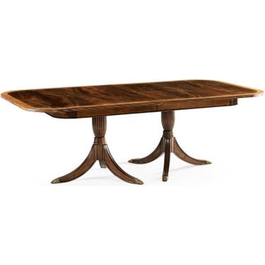 Windsor Regency Two-Leaf Mahogany Extending Dining Table