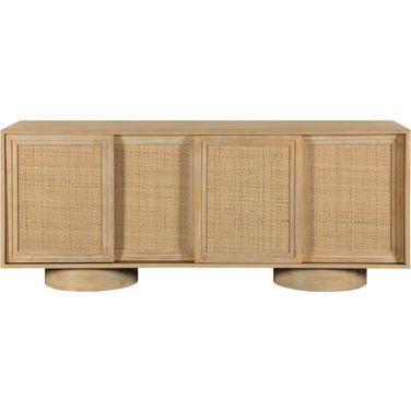 Windsor Rubberwood Buffet In Natural and Natural