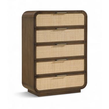 Windsor Solid Wood Chest In Brown