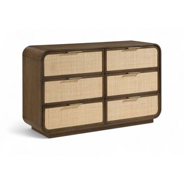 Windsor Solid Wood Dresser In Brown