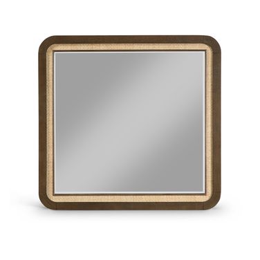 Windsor Solid Wood Mirror In Brown