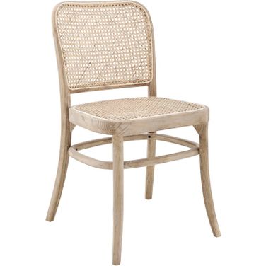 Winona Wood Dining Side Chair In Gray