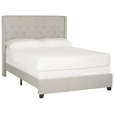 Winslet Full Bed in Light Grey