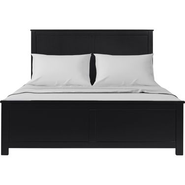 Winston Wooden King Platform Bed In Black