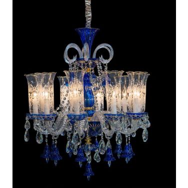 Winter Palace - 10 Light Chandelier - Gold