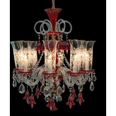 Winter Palace - 8 Light Chandelier - Gold