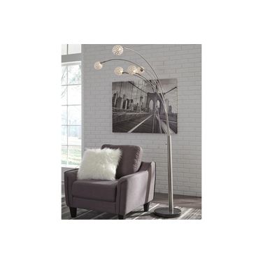 Winter Silver Metal Arc Lamp
