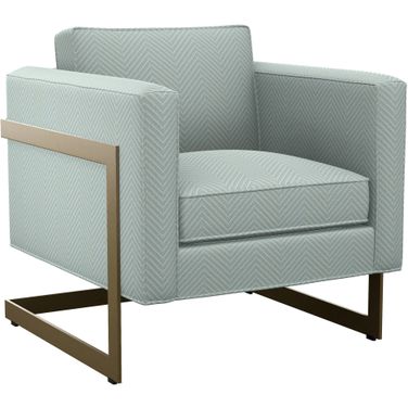Featured Upholstery Winthrop Chair In Blue