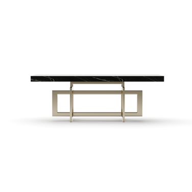 Wish You Were Here 48 Inch Dark Rectangular Cocktail Table In Black