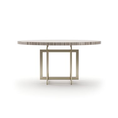 Wish You Were Here 60 Inch Light Round Dining Table In Beige
