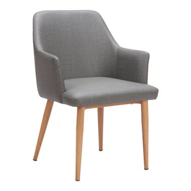 Wisom Dining Chair Set of 2 In Gray