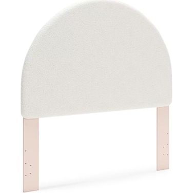 Wistenpine Full Upholstered Panel Headboard In Blush