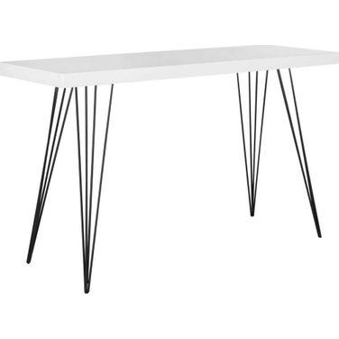 Wolcott Black and White Lacquer Console