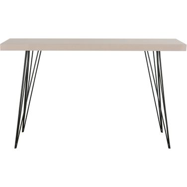 Wolcott Taupe and Black Lacquer Console