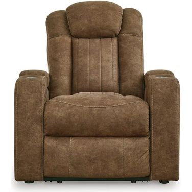 Wolfridge Brindle Power Recliner With Adjustable Headrest