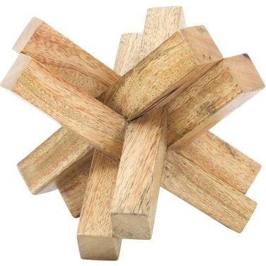 Wood 6 x 6 Jack In Brown