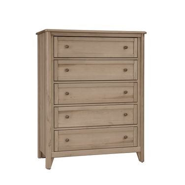 Woodbridge 5 Drawer Chest In Shadow Grey