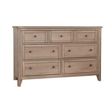 Woodbridge 7 Drawer Dresser In Clear Maple