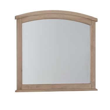 Woodbridge Arched Mirror In Shadow Grey