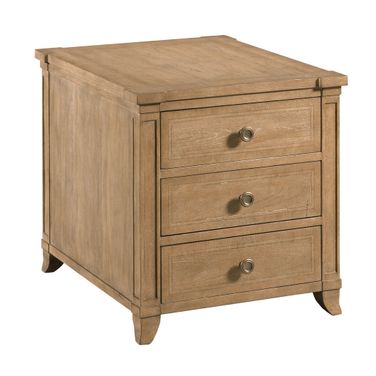 Woodfield Chairside Chest In Caramel