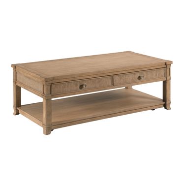Woodfield Rectangular Coffee Table In Caramel