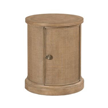 Woodfield Round Accent Table In Caramel