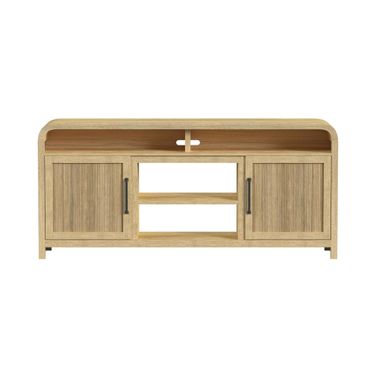 Woodridge 70 Inch TV Console without Fireplace Insert In Natural