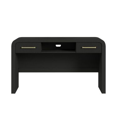 Woodridge Dressing Table In Black and Grain