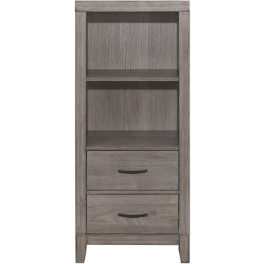 Woodrow Gray Tower Nightstand