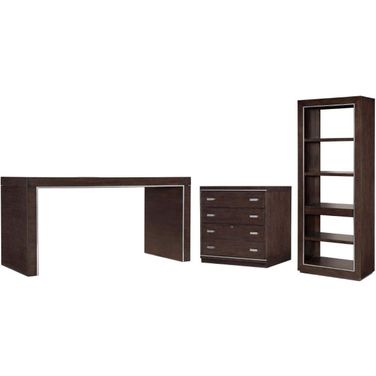 Work Your Way Dark Roast House Blend 60 Inch Home Office Set
