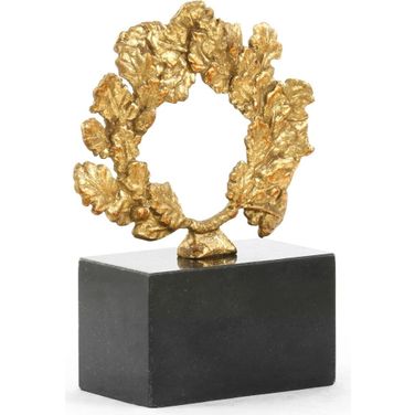 Wreath Statue In Gold Leaf