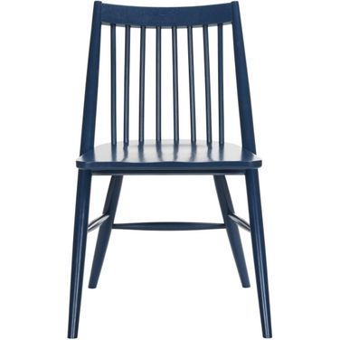 Wren Navy 19 Inch Spindle Dining Chair Set of 2