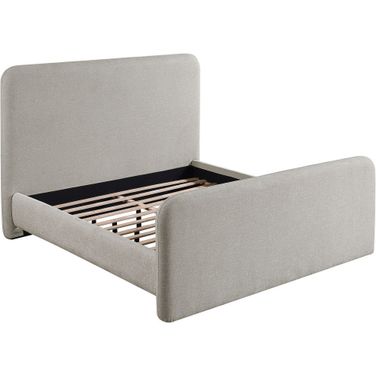 Wren Upholstered Eastern King Platform Bed Grey