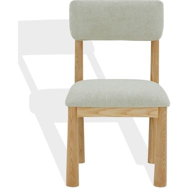 Wrenley Boucle Dining Chair In Taupe and Natural