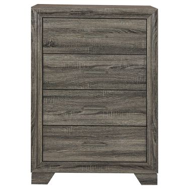 Wright 4-Drawer Chest of Drawers In Brown Oak