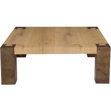 Wyatt Square Cocktail Table In Natural Oak