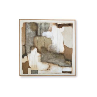 Wylander Wall Art In Tan/Brown/Gray