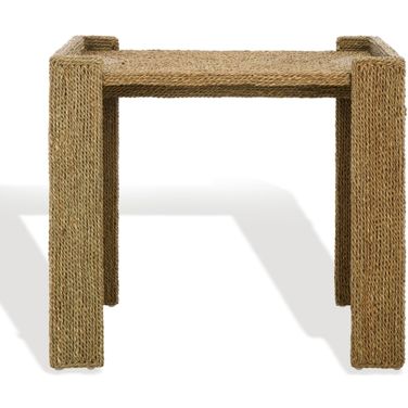 Wynima Sea Grass Accent Table In Natural