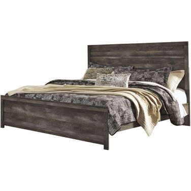 Wynnlow Gray King Panel Bed