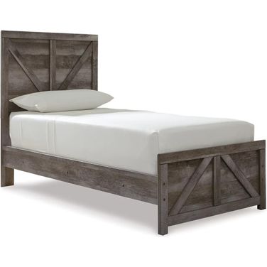 Wynnlow Gray Twin Panel Bed